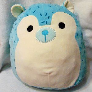 Squishmallow 14” Hasani The Teal Hedgehog Blue Porcupine Plush Stuffed Animal
